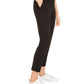 Calça reta feminina Bar III preta tamanho XX-S
