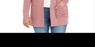 Cardigan aberto Pink Rose Junior's, tamanho médio, rosa
