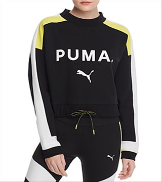 Moletom Puma Chase Cropped Feminino Preto Tamanho G