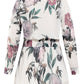 Top feminino City Chic Trendy Plus English Garden, branco, tamanho GG