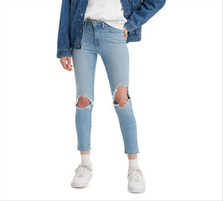 Levi's Women's 721 Ankle High-Rise Skinny Jeans Blue Size 26