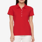Tommy Hilfiger Blusa Feminina Manga Curta Gola Vermelha Tamanho XG