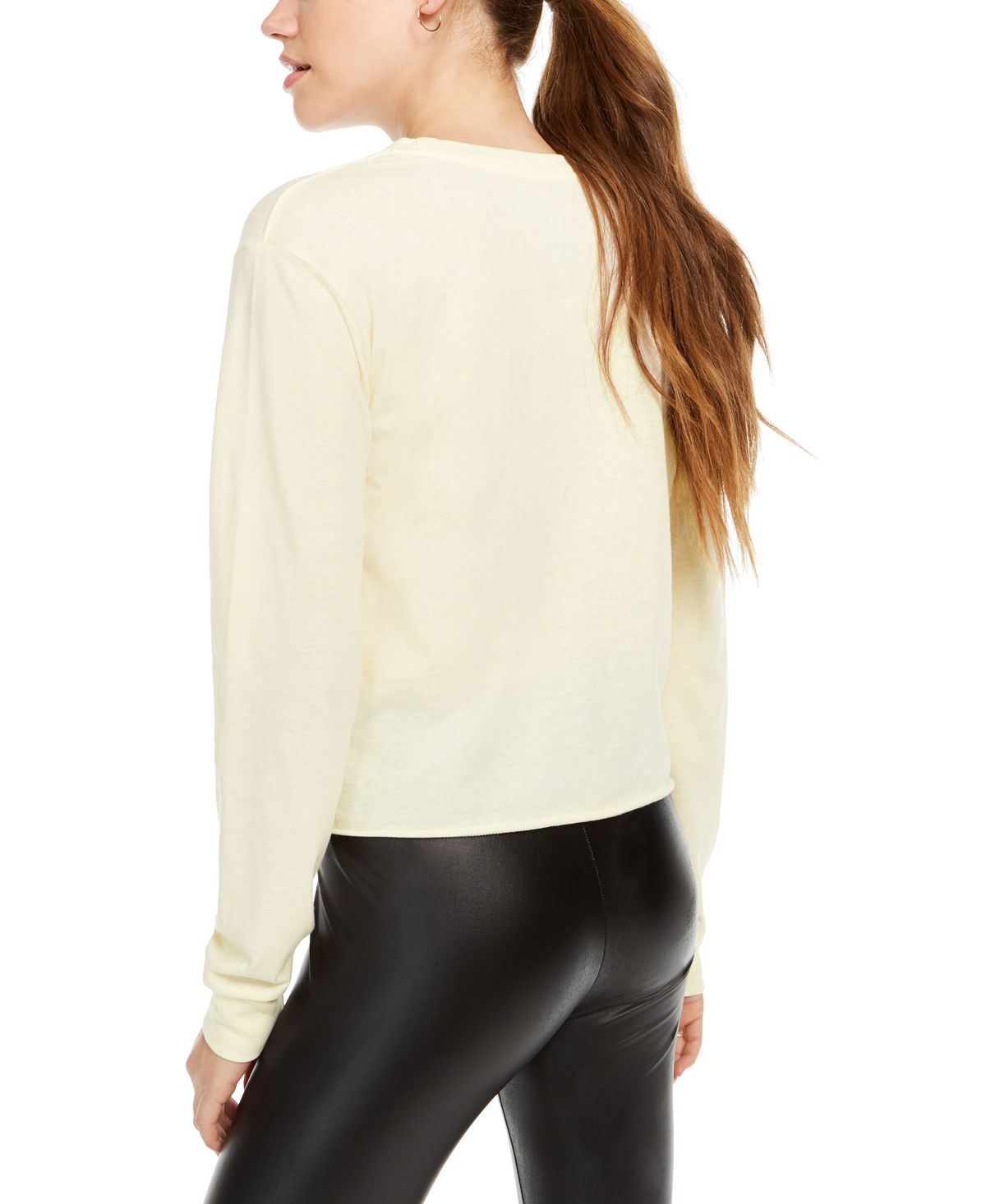 Camiseta de manga comprida gráfica do Rei Leão da Disney Junior, tamanho médio, amarela