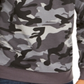 Moletom masculino Club Room com capuz camuflado elástico e zíper 1/4, cinza, tamanho pequeno