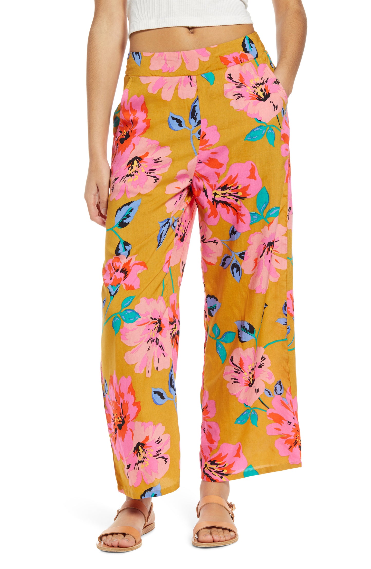 Calça feminina Billabong Cut Through rosa tamanho M