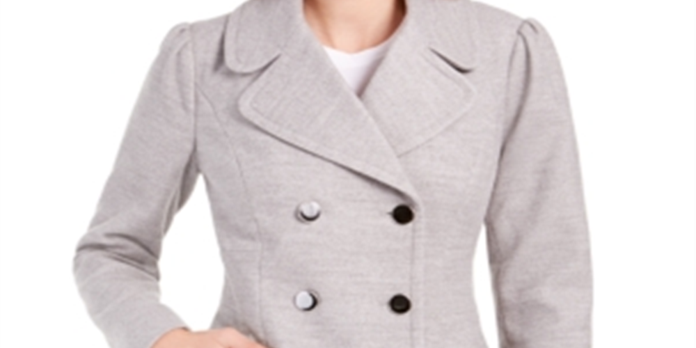 maison-jules-womens-double-breasted-peacoat-gray-size-large