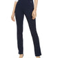 Calça feminina com bolso e zíper INC International Concepts, azul, tamanho 8