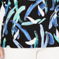 JM Collection Top Feminino Plus Size Estampado Jacquard Preto Tamanho 0X