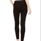 Leggings Skinny Texturizadas Eileen Fisher Femininas, Pretas, Tamanho Médio