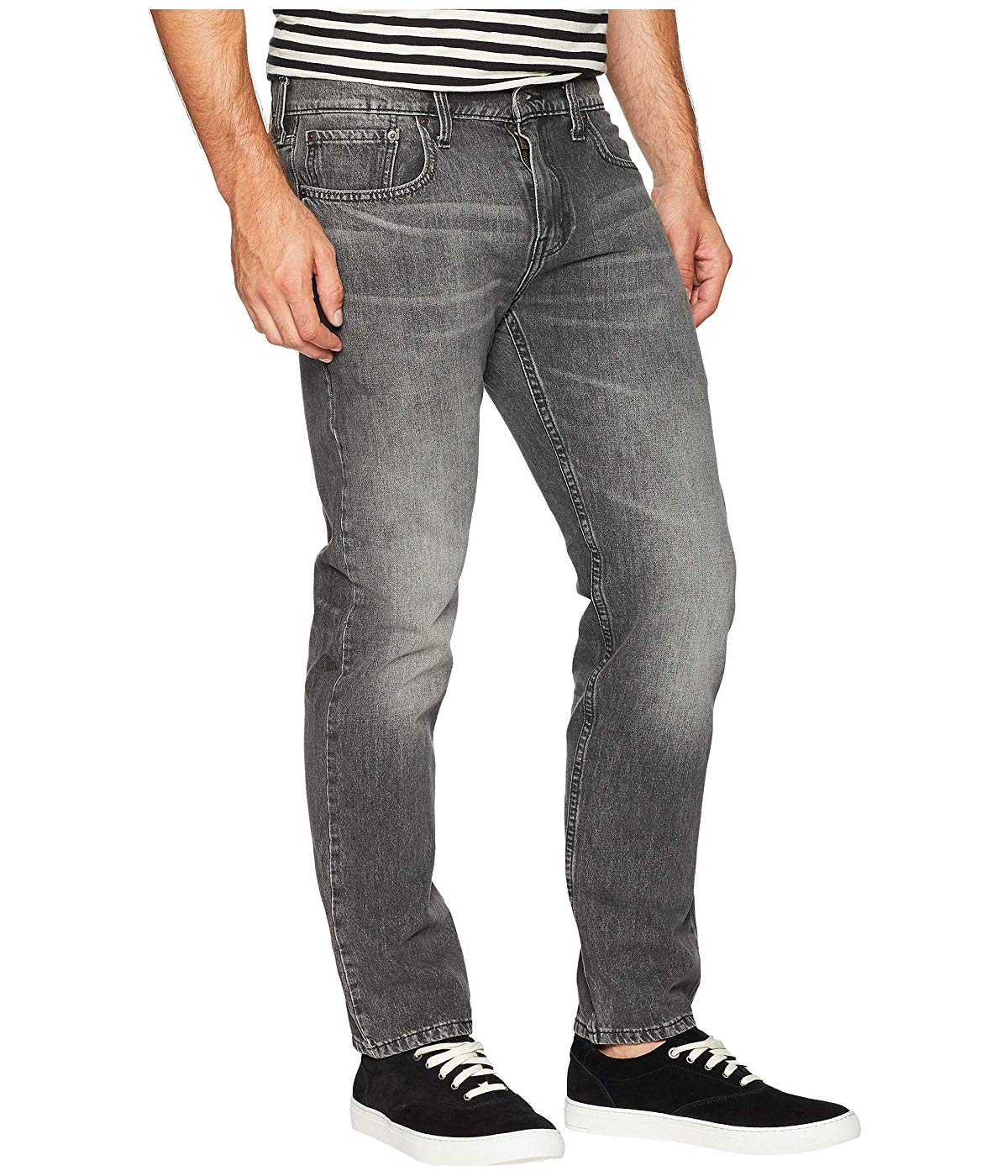 Calça jeans masculina Levi's regular cinza tamanho 31x30