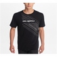 Karl Lagerfeld Camiseta Masculina Crew com Estampa em Relevo Falso, Preta, Tamanho X-G
