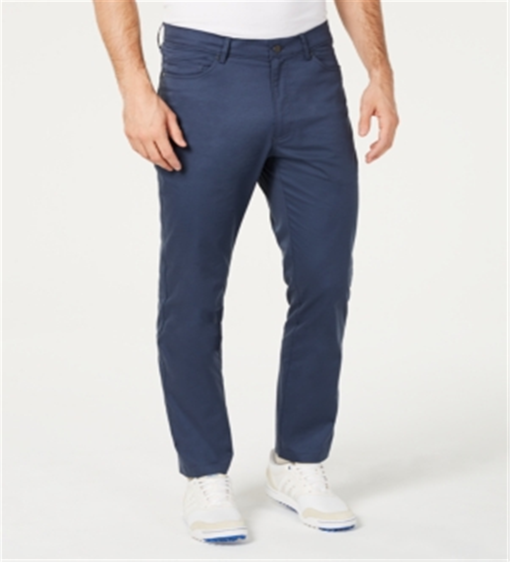 Calça esportiva masculina Attack Life by Greg Norman Slim Fit Performance, azul, tamanho 30x30