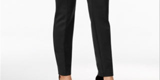 Calça skinny Hollywood feminina Alfani preta tamanho 0P