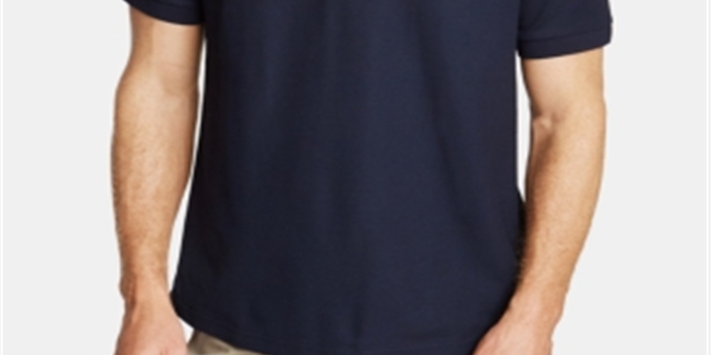 Polo Nautica Classic-Fit Masculino com Logotipo Bordado Azul Tamanho M