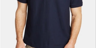 Polo Nautica Classic-Fit Masculino com Logotipo Bordado Azul Tamanho M