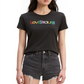 Camiseta Levi's Feminina Perfect Rounded Logo Ogo Meteorite Cotton Logo Preta Tamanho G