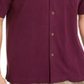 Camisa de seda Tommy Bahama Weekend Tropics masculina, roxa, tamanho XXXL