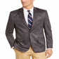 Ralph Lauren Masculino Classic Fit Camurça Sintética Casaco Esportivo Cinza Tamanho 48