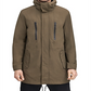 Jaqueta militar masculina Boone Anorak resistente à água, tamanho grande, verde, da Marc New York