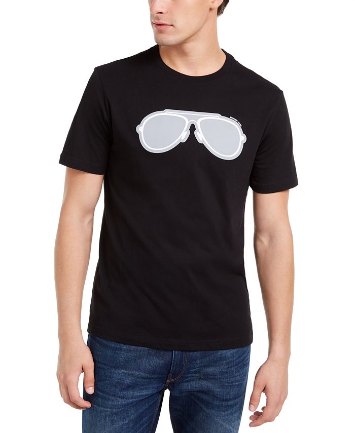 Camiseta masculina reflexiva aviador preta tamanho grande