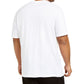Camiseta masculina INC com estampa de lantejoulas e malha branca, tamanho 4XLT
