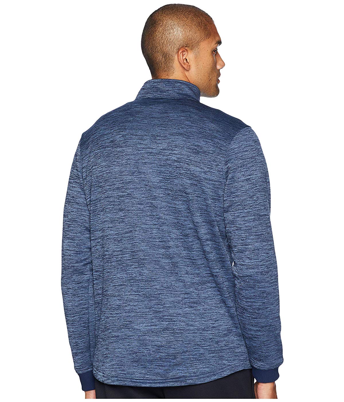 Camiseta Under Armour Fleece 1/2 Zip Masculina Azul Tamanho P