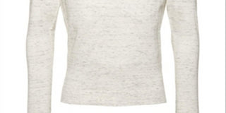 Suéter de algodão com detalhes Superdry masculino, branco, tamanho grande