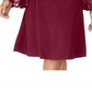 Vestido feminino RM Richards com decote redondo, ombro vazado, manga sino, comprimento até o joelho, plus size roxo 20W