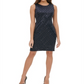 Vestido curto feminino Tommy Hilfiger com lantejoulas, azul, tamanho 12 P