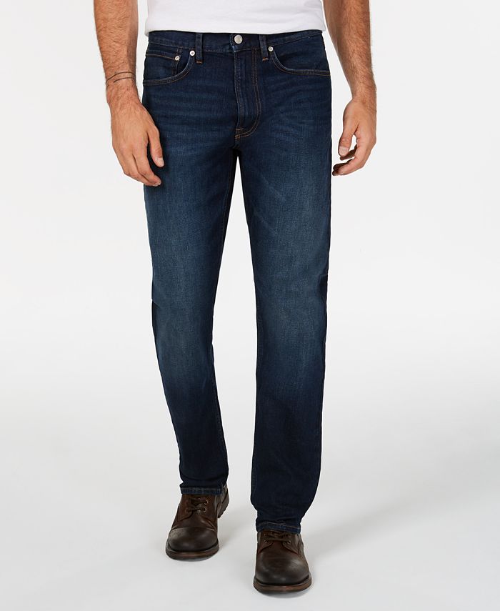 Calça Jeans Calvin Klein Masculina Straight Fit Azul Tamanho 29X30
