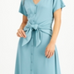 Vestido Alfani Feminino Amarrado na Frente Verde Tamanho XX-Grande