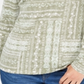 Karen Scott Top Henley Patchwork Feminino Verde Tamanho XS