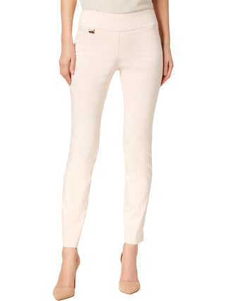 Calça skinny Alfani feminina com controle de barriga, rosa, tamanho 12