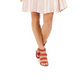 Vestido feminino estampado com manga sino estilo &amp; co rosa tamanho pequeno