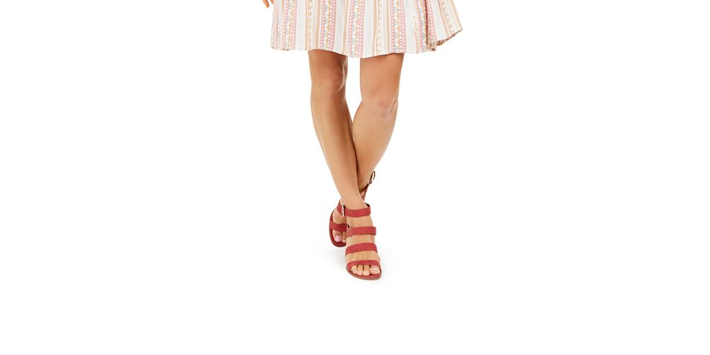 Vestido feminino estampado com manga sino estilo &amp; co rosa tamanho pequeno