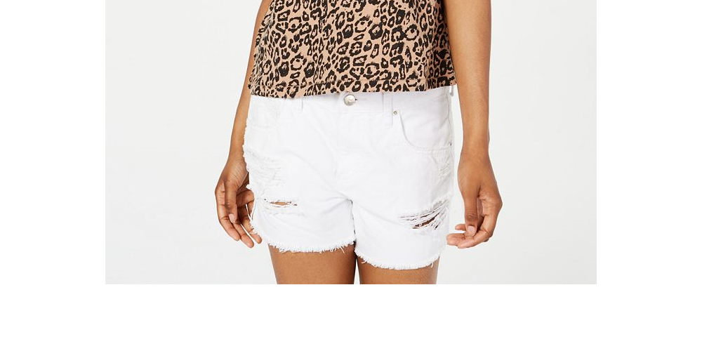 Camiseta feminina Ultra Flirt de algodão, marrom, tamanho médio