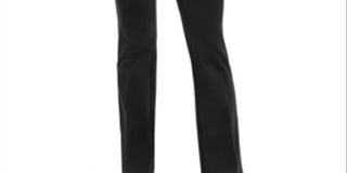 Calças Alfani Femininas Tummy Control com Aba Extensível, Pretas, Tamanho 4