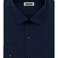 Camisa social masculina Kenneth Cole Big and Tall, lisa, azul, tamanho 3XL