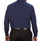 Camisa social masculina Kenneth Cole Big and Tall, lisa, azul, tamanho 3XL