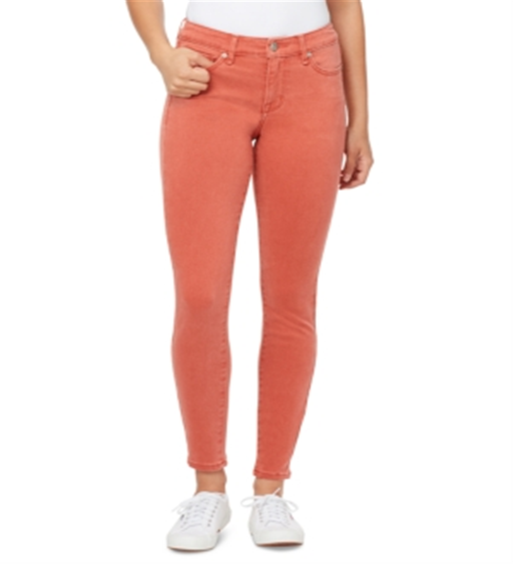 Calça jeans skinny feminina William Rast Perfect Ankle, laranja, tamanho 26
