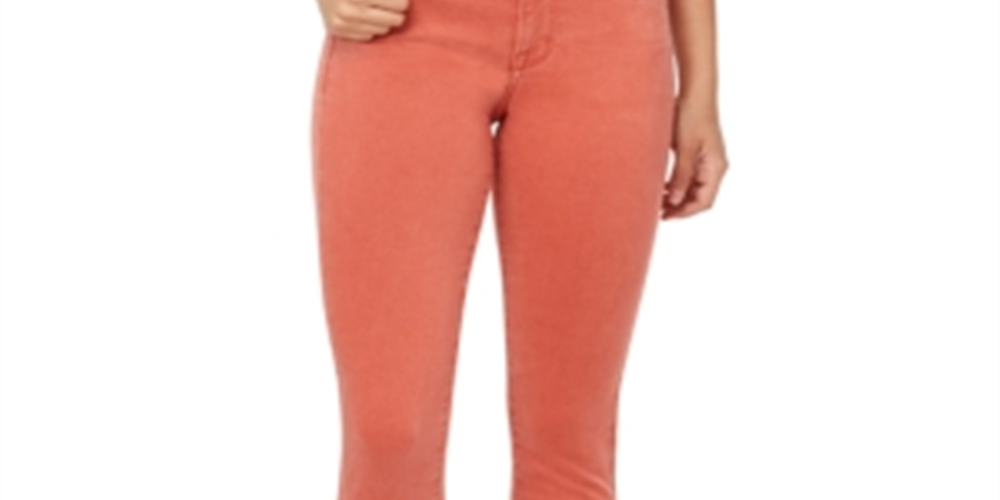 Calça jeans skinny feminina William Rast Perfect Ankle, laranja, tamanho 26
