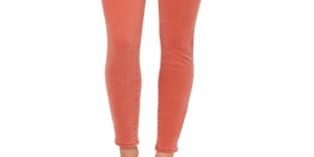 Calça jeans skinny feminina William Rast Perfect Ankle, laranja, tamanho 26