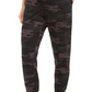 Calça de moletom feminina com estampa camuflada Style &amp; Co - Cinza, tamanho X-G
