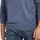 Suéter masculino vintage à prova de intempéries, malha macia com zíper 1/4, azul, tamanho GG