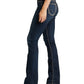 Calça jeans feminina Calley High Rise Slim Boot, azul, tamanho 28, da Silver Jeans Co.