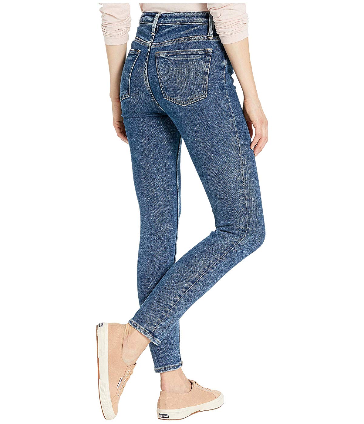 Calça jeans skinny High Note feminina da Silver Jeans Co., azul, tamanho 33