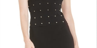 Regata feminina Bar III com tachas, preta, tamanho X-S