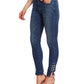 Calça jeans skinny com detalhes CeCe azul tamanho 28