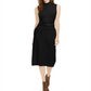 Vestido suéter feminino com cinto MIDI da INC International Concepts, preto, tamanho grande