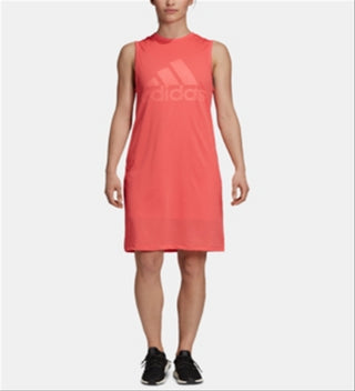 Adidas Women's Sport Id Dress, Prism Pink/White Size Medium